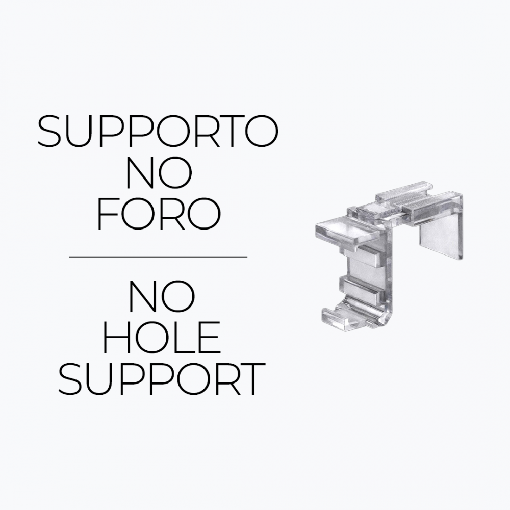 No-Hole Support for Flat Track