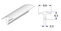 Profil 6x10 mm für Gardinenstange